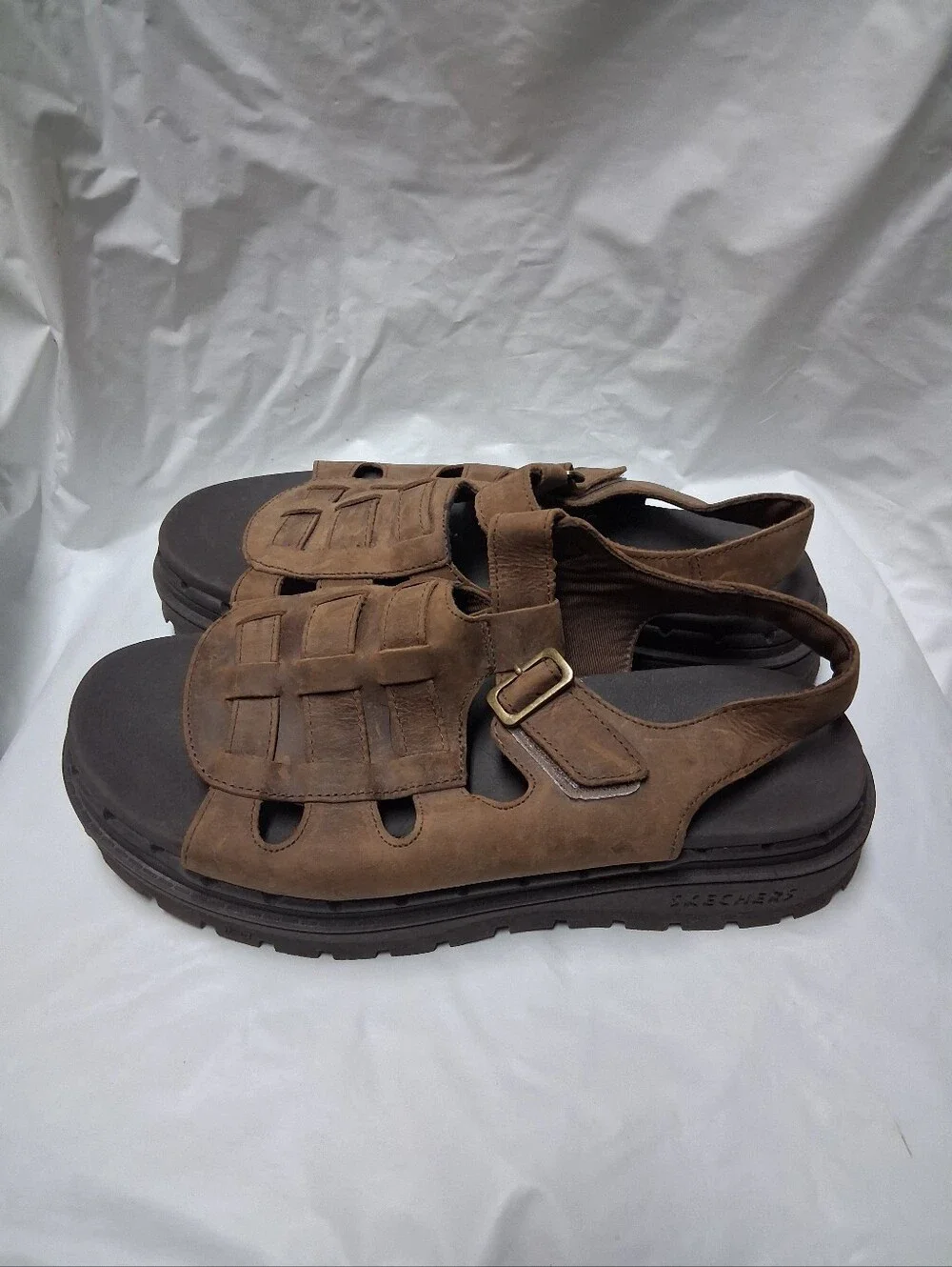 Skechers Throwback Sandals Men's Size 9 Preowned